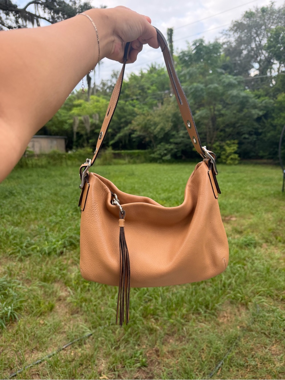 Coach 04 East West legacy shoulder duffle tan